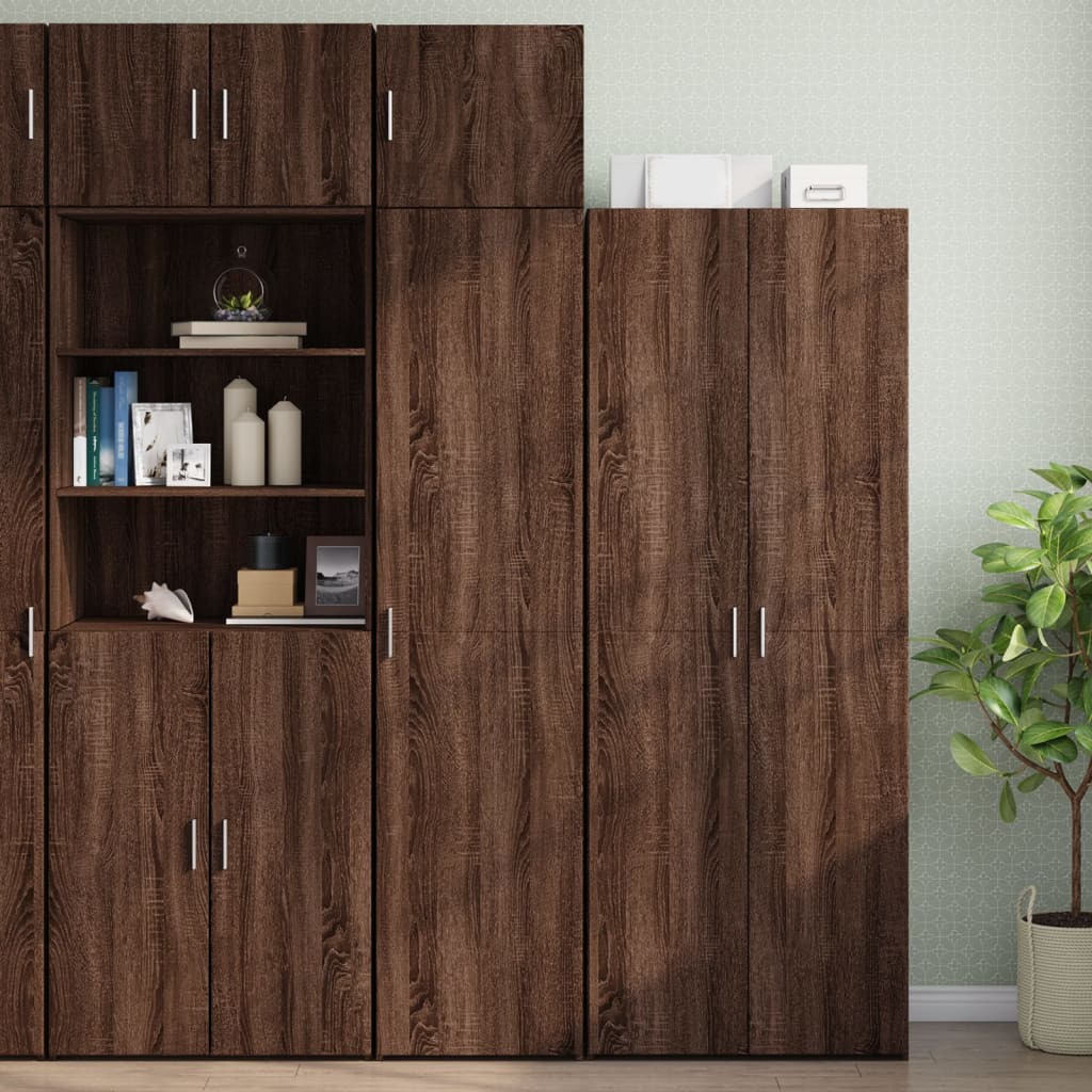 Armoire murale chêne marron 45x42,5x40 cm bois d'ingénierie - XIOS