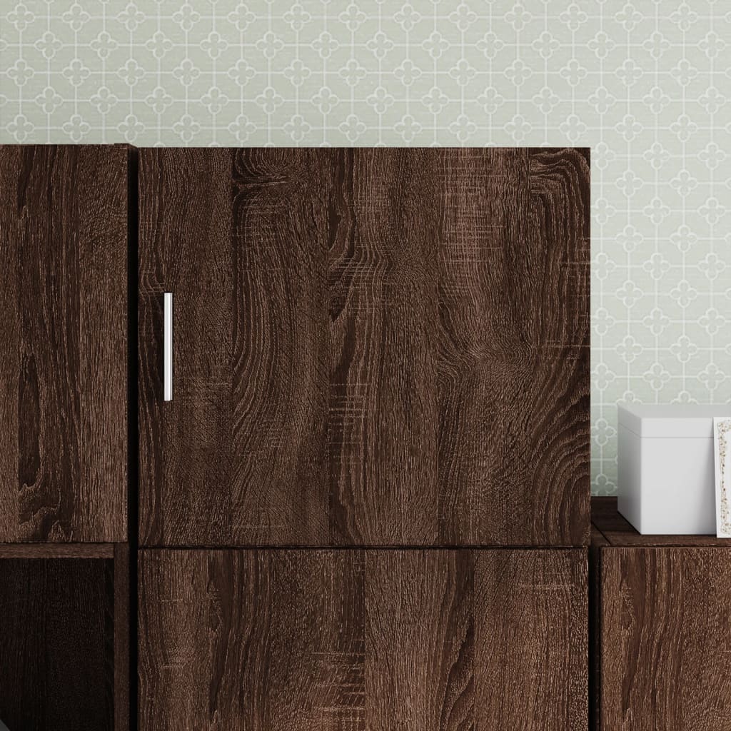 Armoire murale chêne marron 45x42,5x40 cm bois d'ingénierie - XIOS