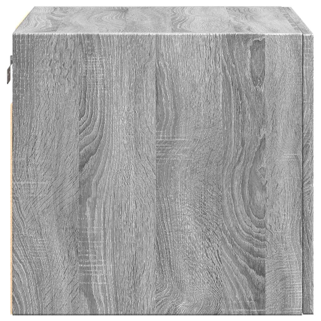 Armoire murale sonoma gris 50x42,5x40 cm bois d'ingénierie - XIOS