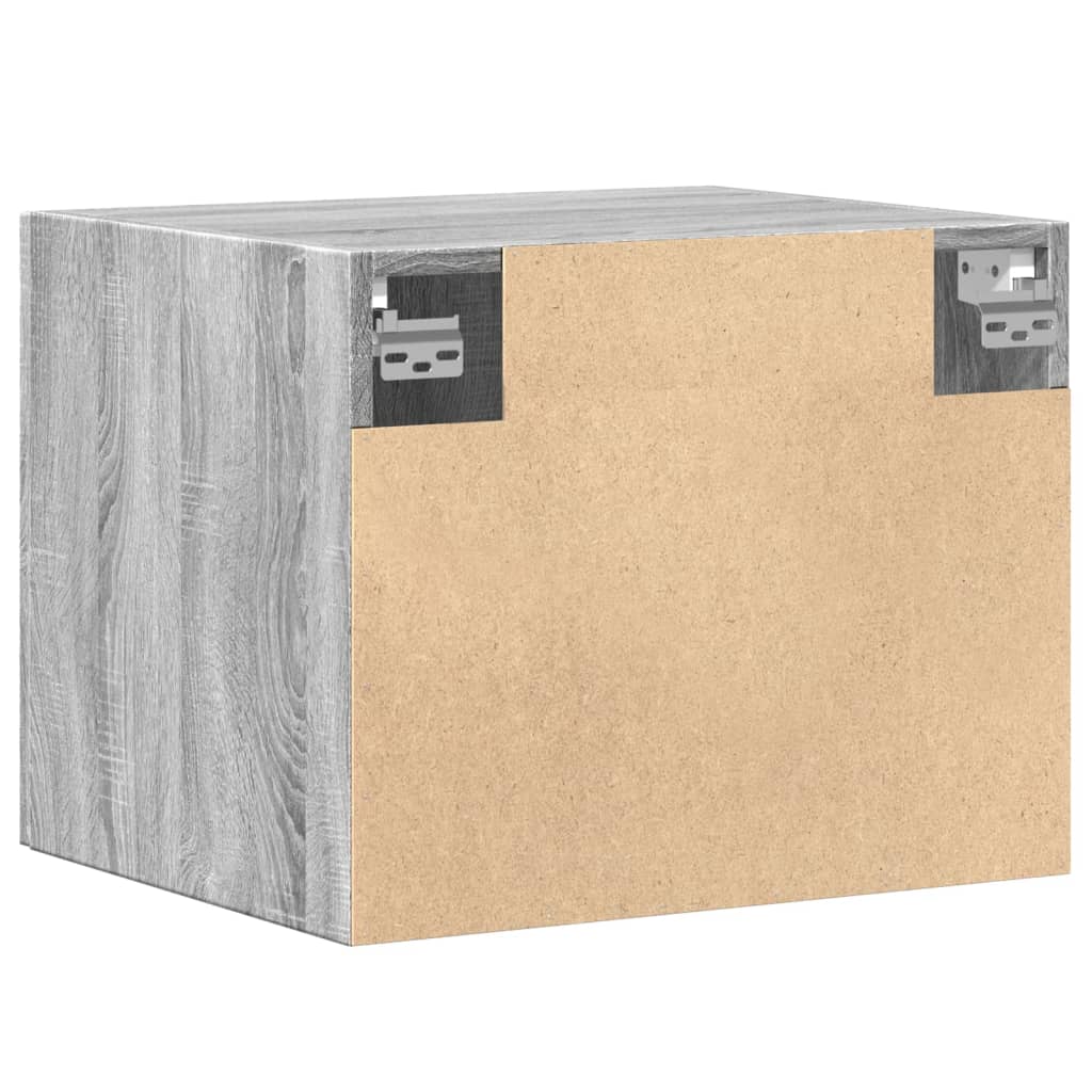Armoire murale sonoma gris 50x42,5x40 cm bois d'ingénierie - XIOS