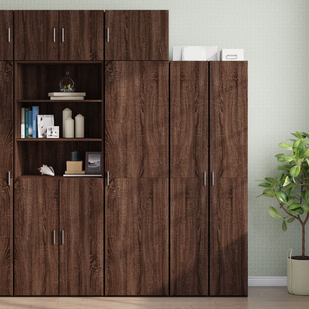 Armoire murale chêne marron 50x42,5x40 cm bois d'ingénierie - XIOS