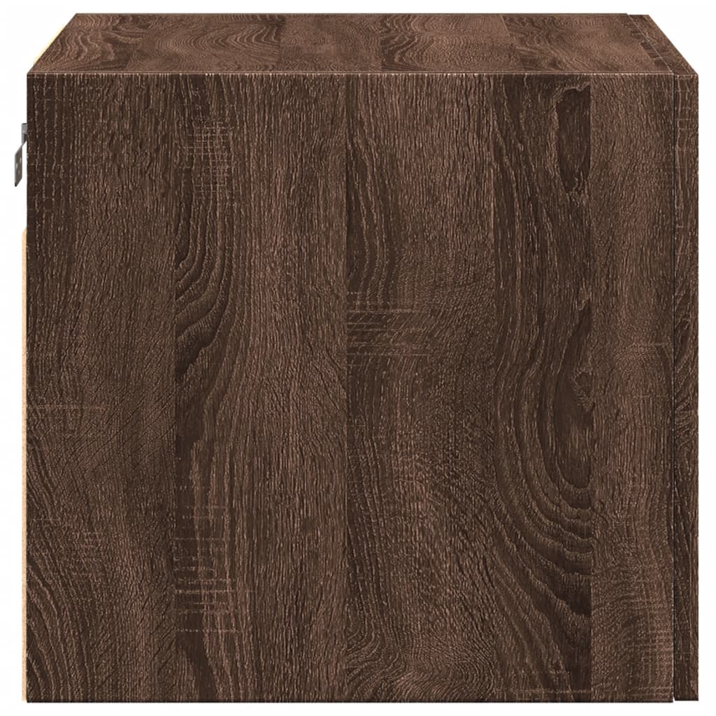 Armoire murale chêne marron 50x42,5x40 cm bois d'ingénierie - XIOS