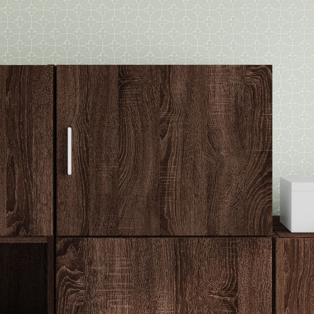 Armoire murale chêne marron 50x42,5x40 cm bois d'ingénierie - XIOS