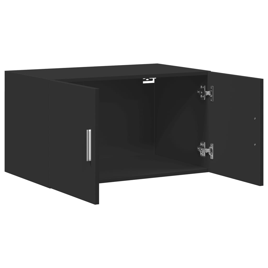 Armoire murale noir 70x42,5x40 cm bois d'ingénierie - XIOS