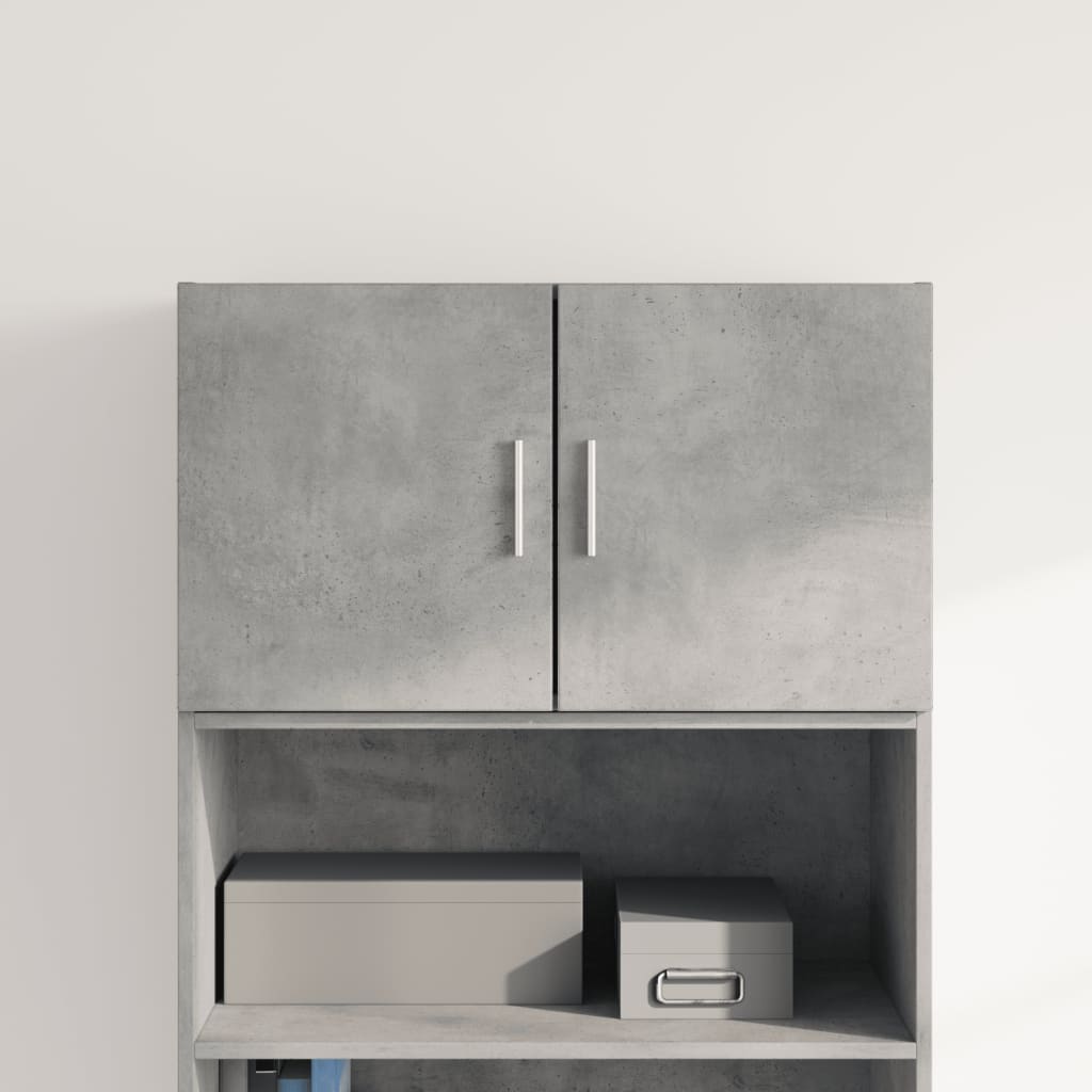 Armoire murale gris béton 70x42,5x40 cm bois d'ingénierie - XIOS