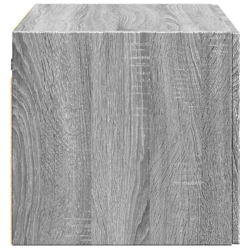 Armoire murale sonoma gris 70x42,5x40 cm bois d'ingénierie - XIOS