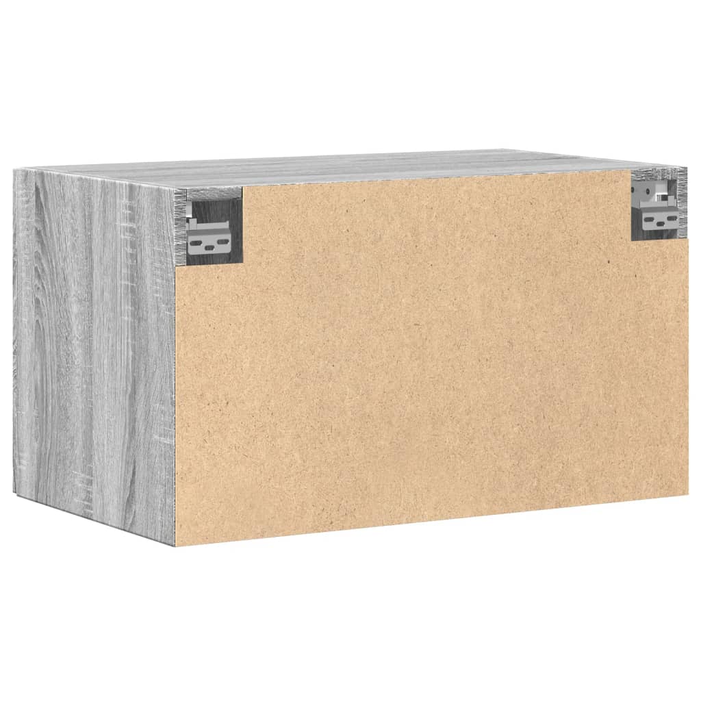 Armoire murale sonoma gris 70x42,5x40 cm bois d'ingénierie - XIOS