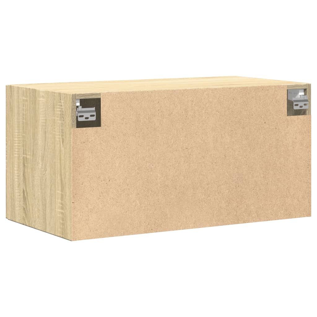 Armoire murale chêne sonoma 80x42,5x40 cm bois d'ingénierie - XIOS