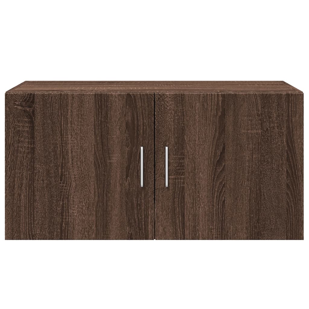 Armoire murale chêne marron 80x42,5x40 cm bois d'ingénierie - XIOS