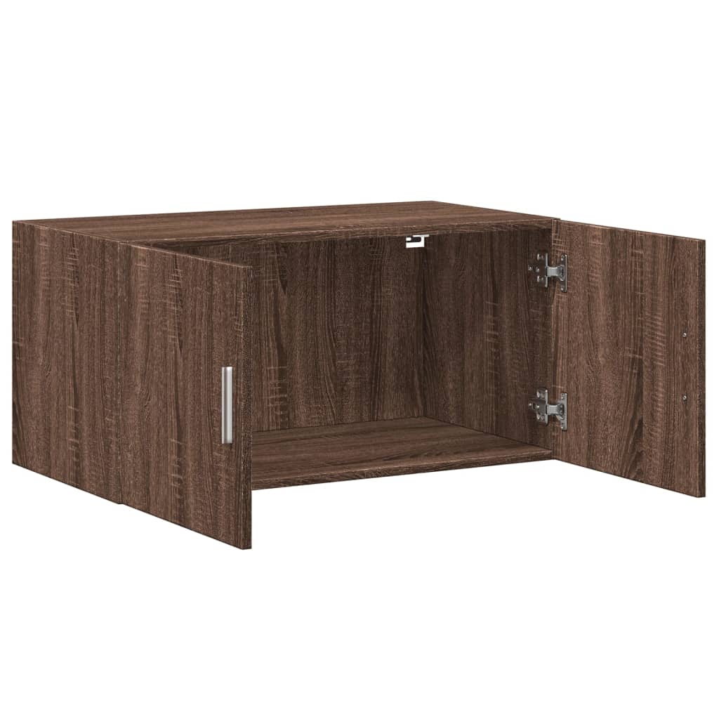 Armoire murale chêne marron 80x42,5x40 cm bois d'ingénierie - XIOS