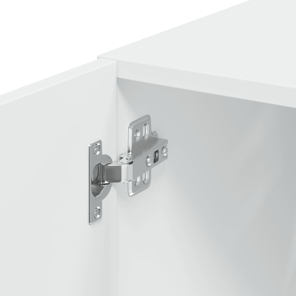 Armoire murale blanc 80x42,5x64 cm bois d'ingénierie - XIOS