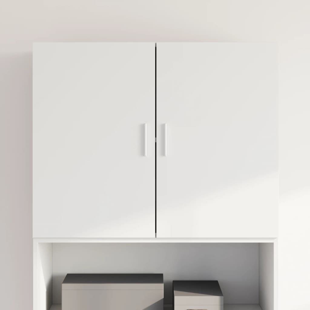 Armoire murale blanc 80x42,5x64 cm bois d'ingénierie - XIOS