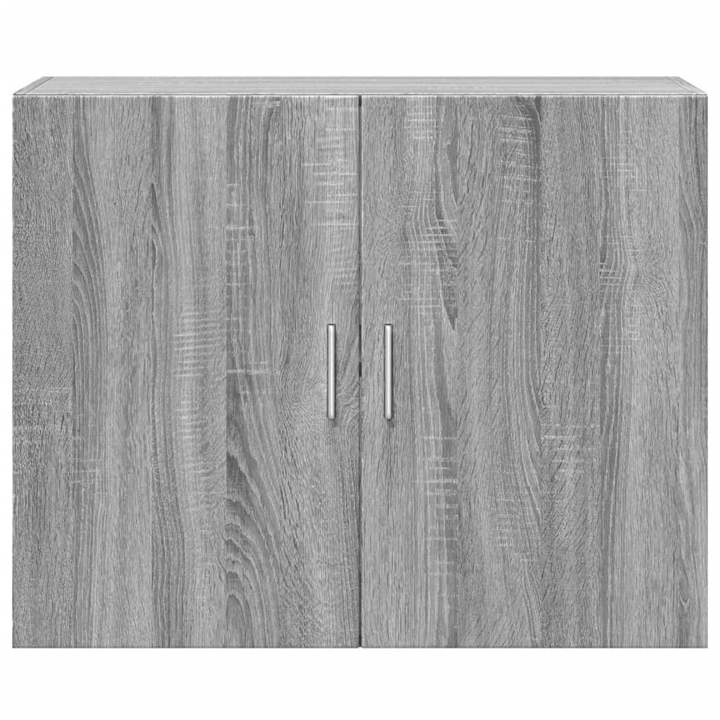 Armoire murale sonoma gris 80x42,5x64 cm bois d'ingénierie - XIOS