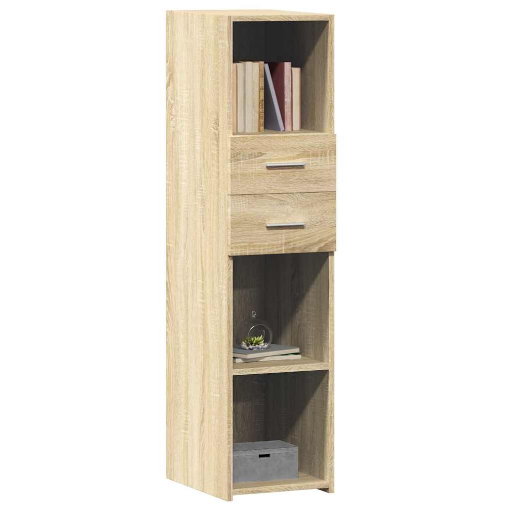 Buffet haut chêne sonoma 30x42,5x124 cm bois d'ingénierie - XIOS