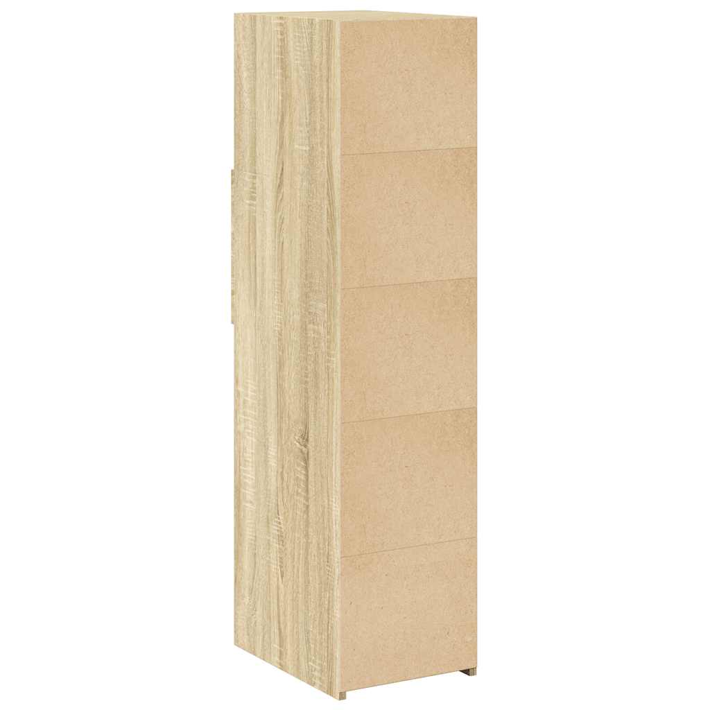 Buffet haut chêne sonoma 30x42,5x124 cm bois d'ingénierie - XIOS