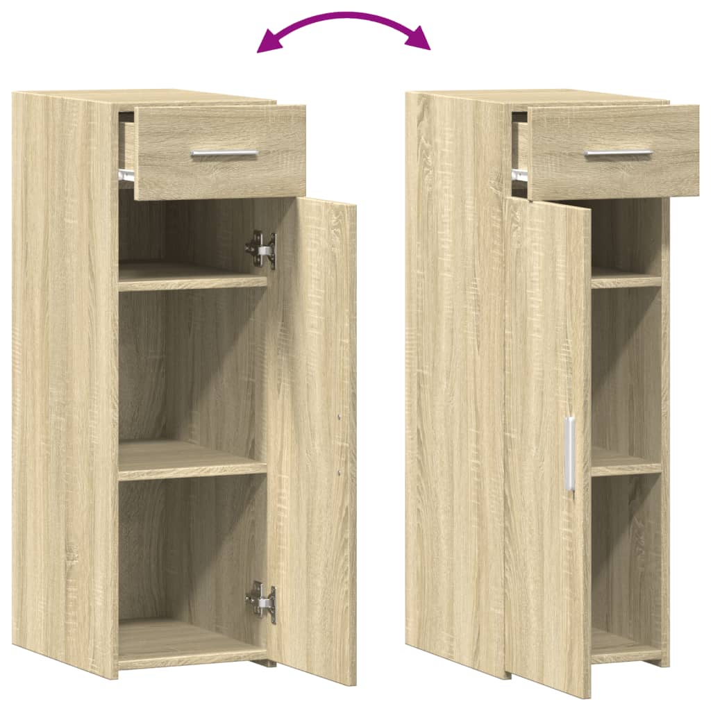 Buffet chêne sonoma 30x42,5x93 cm bois d'ingénierie - XIOS