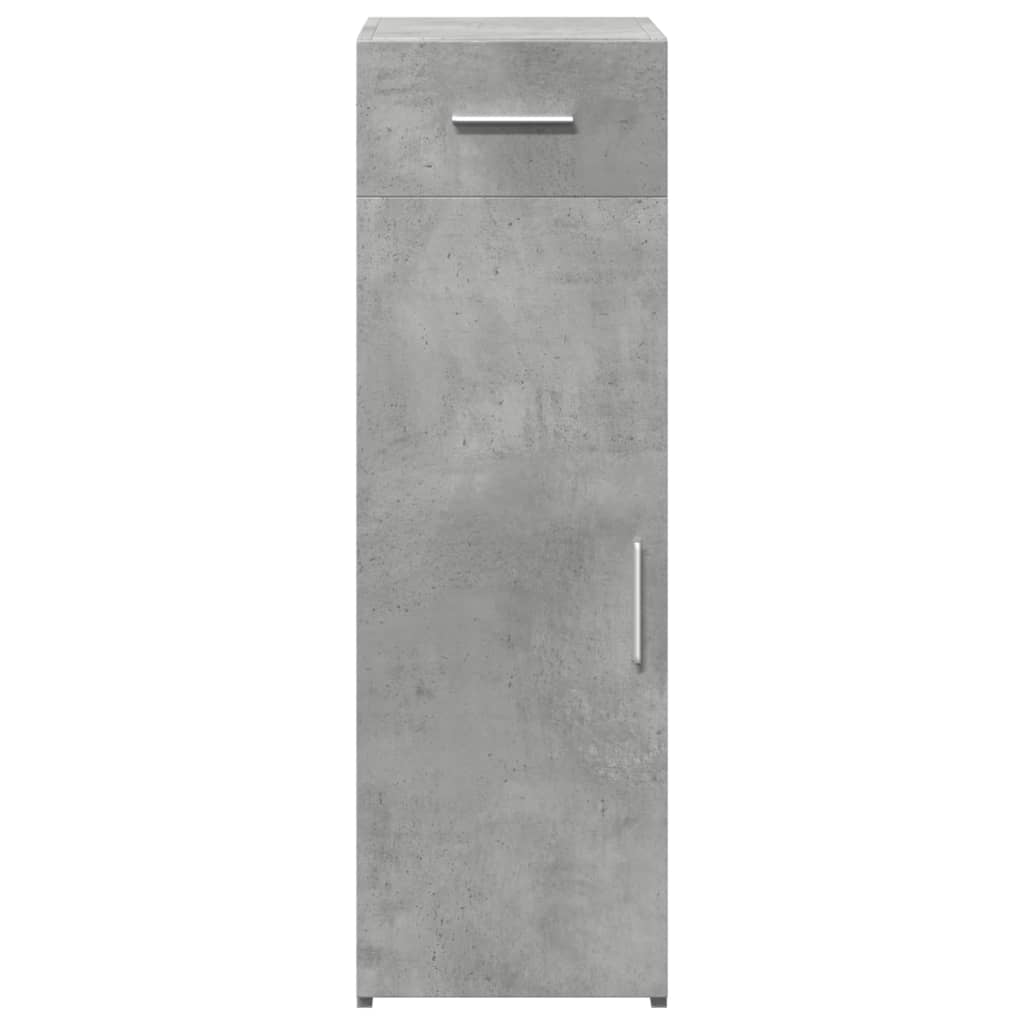 Buffet gris béton 30x42,5x93 cm bois d'ingénierie - XIOS