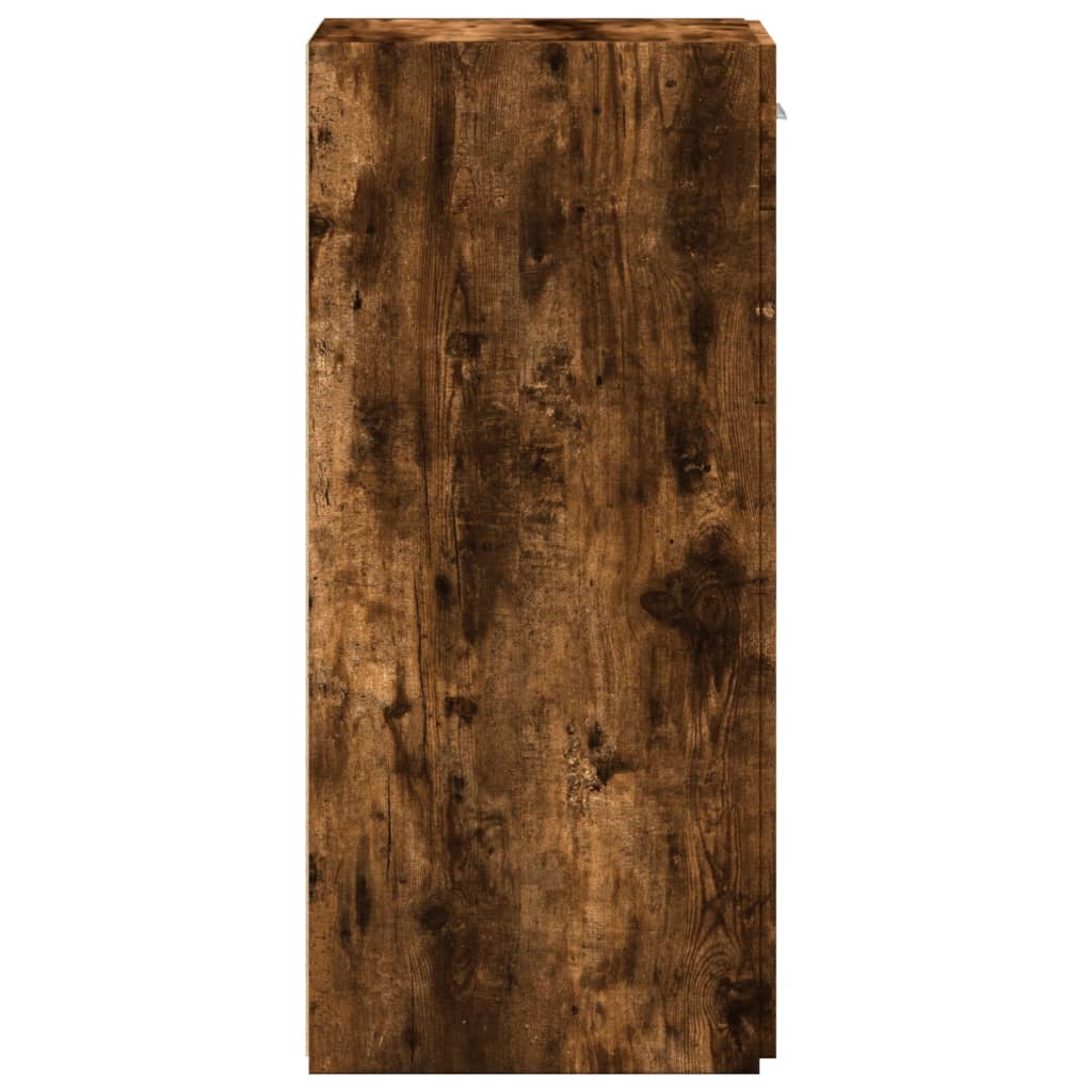 Buffet chêne fumé 30x42,5x93 cm bois d'ingénierie - XIOS