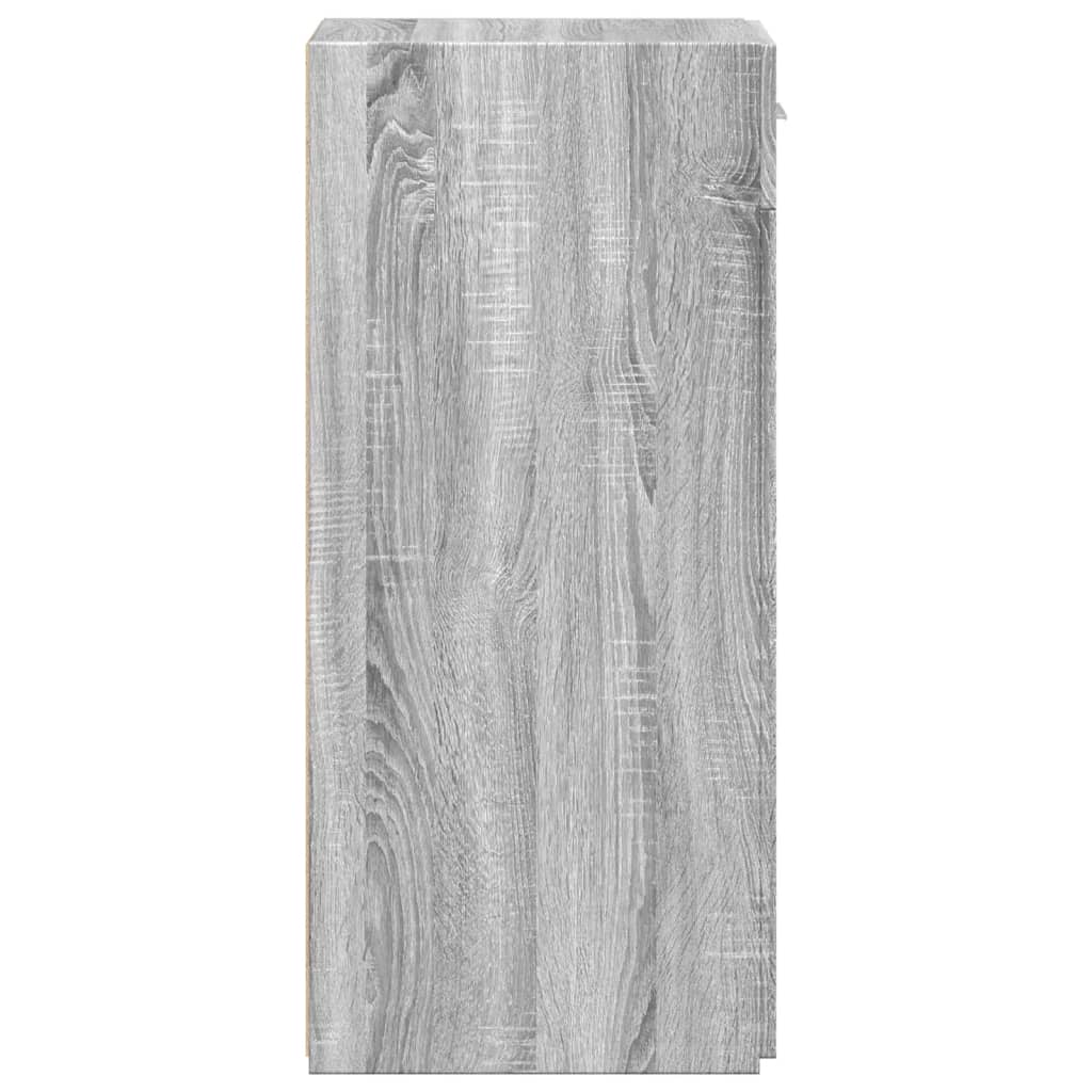Buffet sonoma gris 30x42,5x93 cm bois d'ingénierie - XIOS