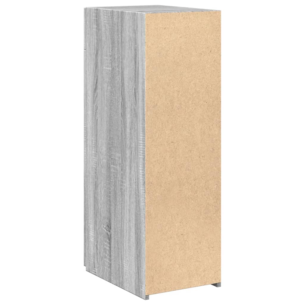 Buffet sonoma gris 30x42,5x93 cm bois d'ingénierie - XIOS