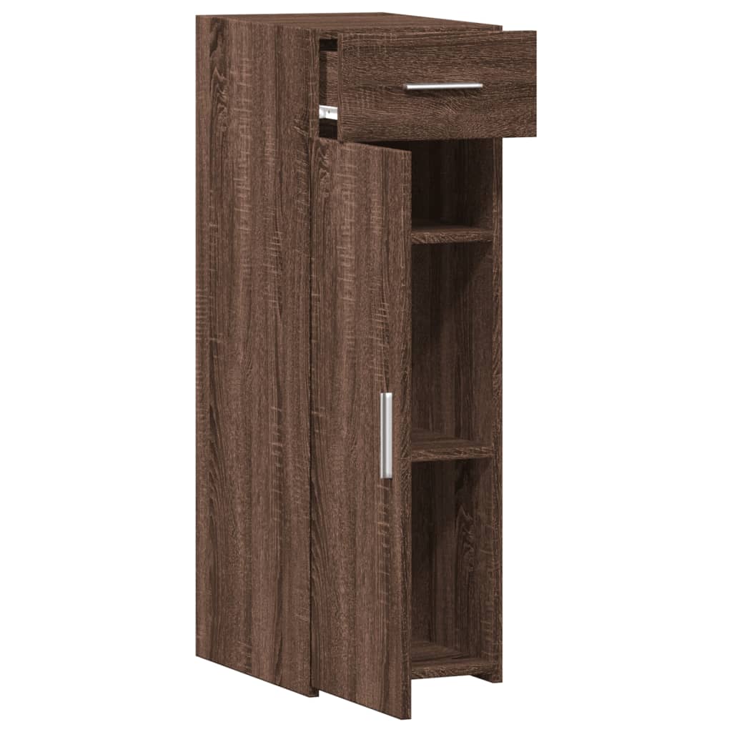 Buffet chêne marron 30x42,5x93 cm bois d'ingénierie - XIOS