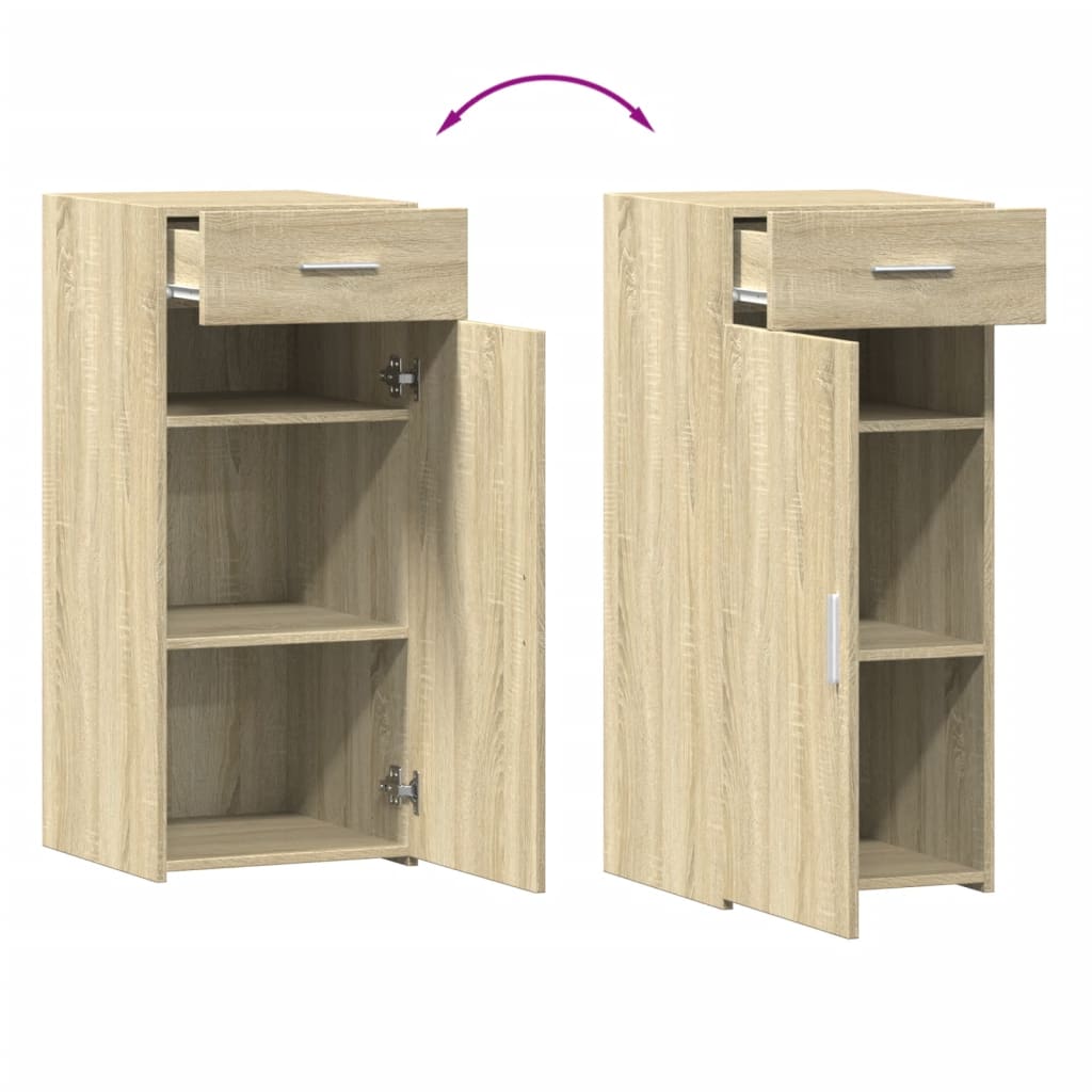 Buffet chêne sonoma 40x42,5x93 cm bois d'ingénierie - XIOS