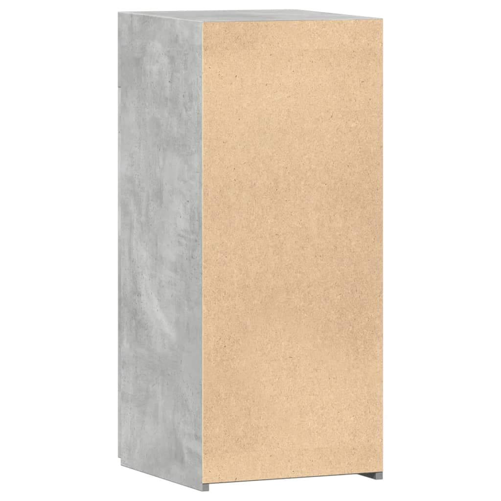 Buffet gris béton 40x42,5x93 cm bois d'ingénierie - XIOS
