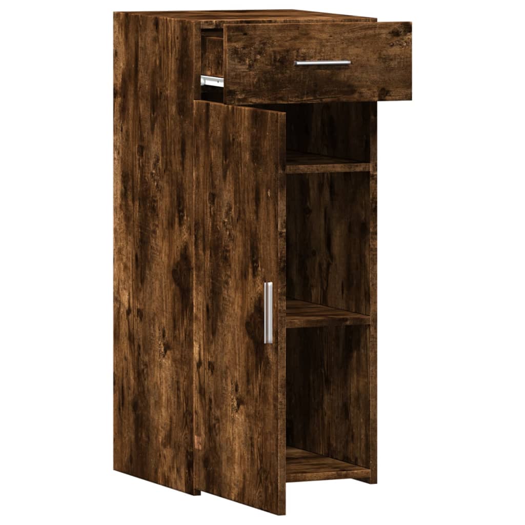 Buffet chêne fumé 40x42,5x93 cm bois d'ingénierie - XIOS