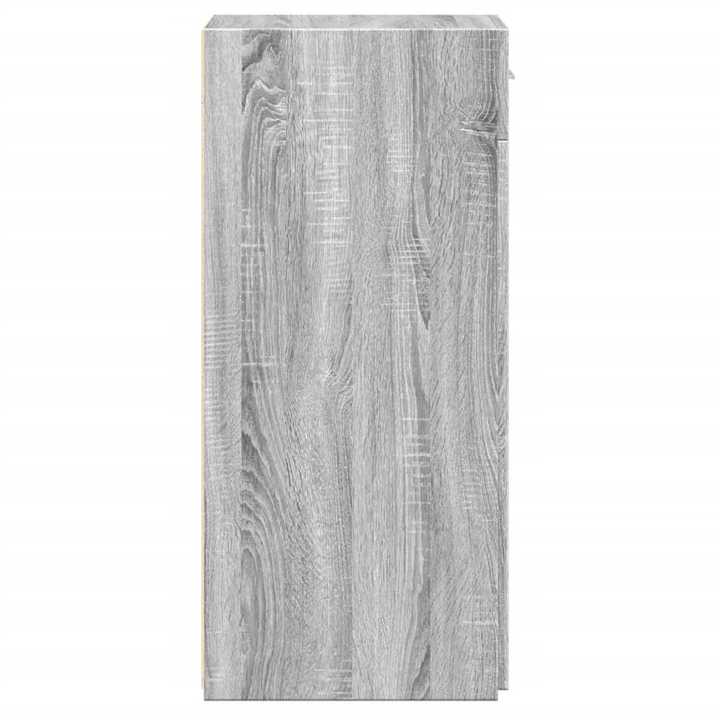 Buffet sonoma gris 40x42,5x93 cm bois d'ingénierie - XIOS