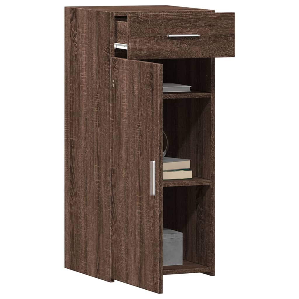Buffet chêne marron 40x42,5x93 cm bois d'ingénierie - XIOS