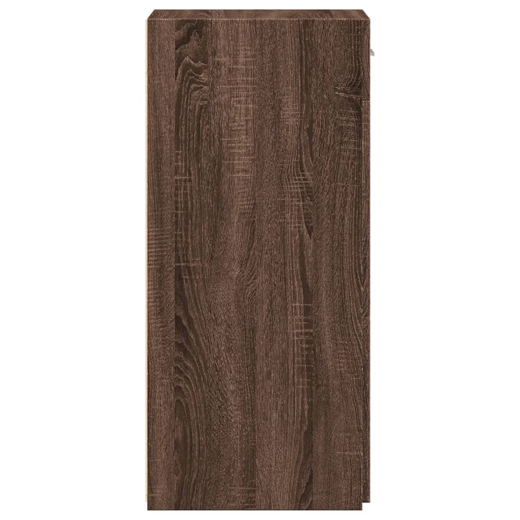 Buffet chêne marron 40x42,5x93 cm bois d'ingénierie - XIOS