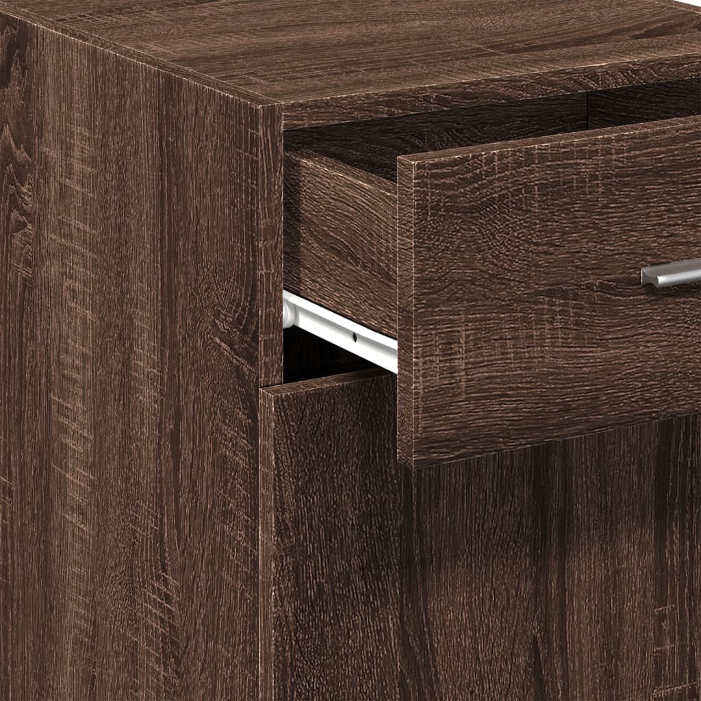 Buffet chêne marron 40x42,5x93 cm bois d'ingénierie - XIOS