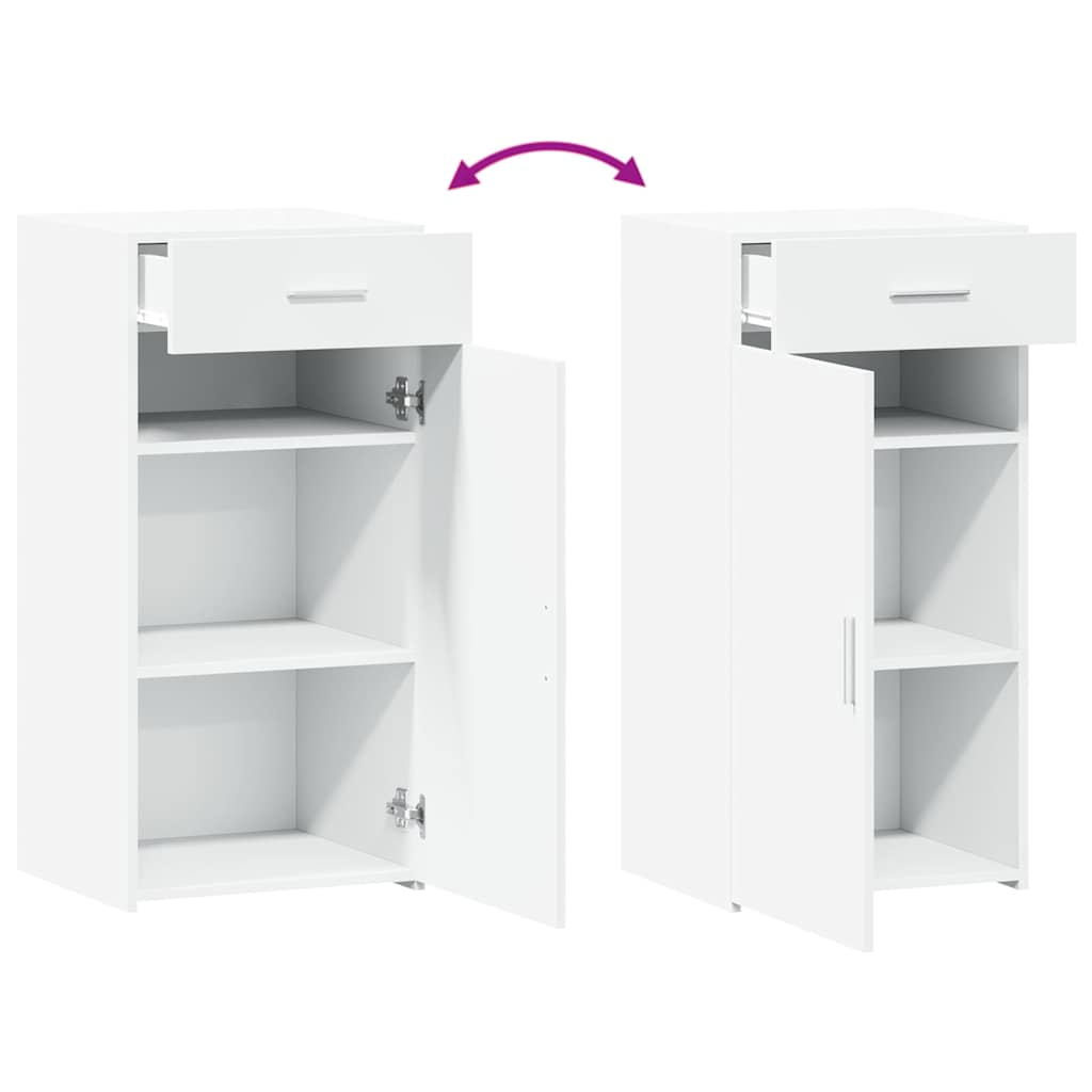 Buffet blanc 45x42,5x93 cm bois d'ingénierie - XIOS