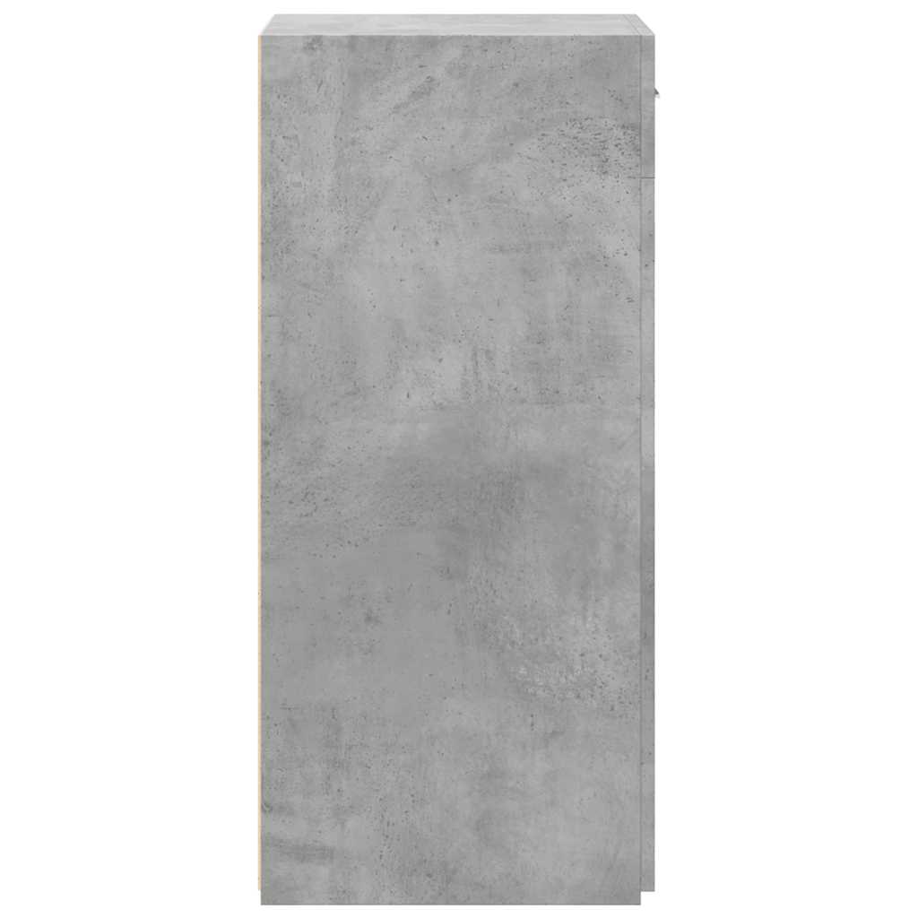 Buffet gris béton 45x42,5x93 cm bois d'ingénierie - XIOS