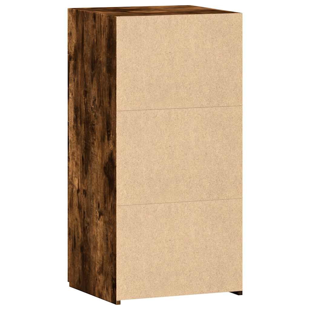 Buffet chêne fumé 45x42,5x93 cm bois d'ingénierie - XIOS