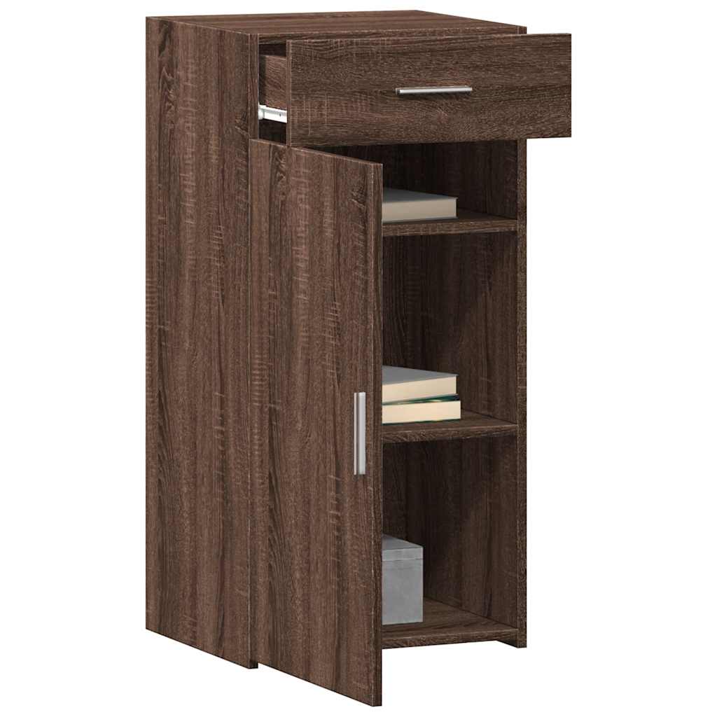 Buffet chêne marron 45x42,5x93 cm bois d'ingénierie - XIOS