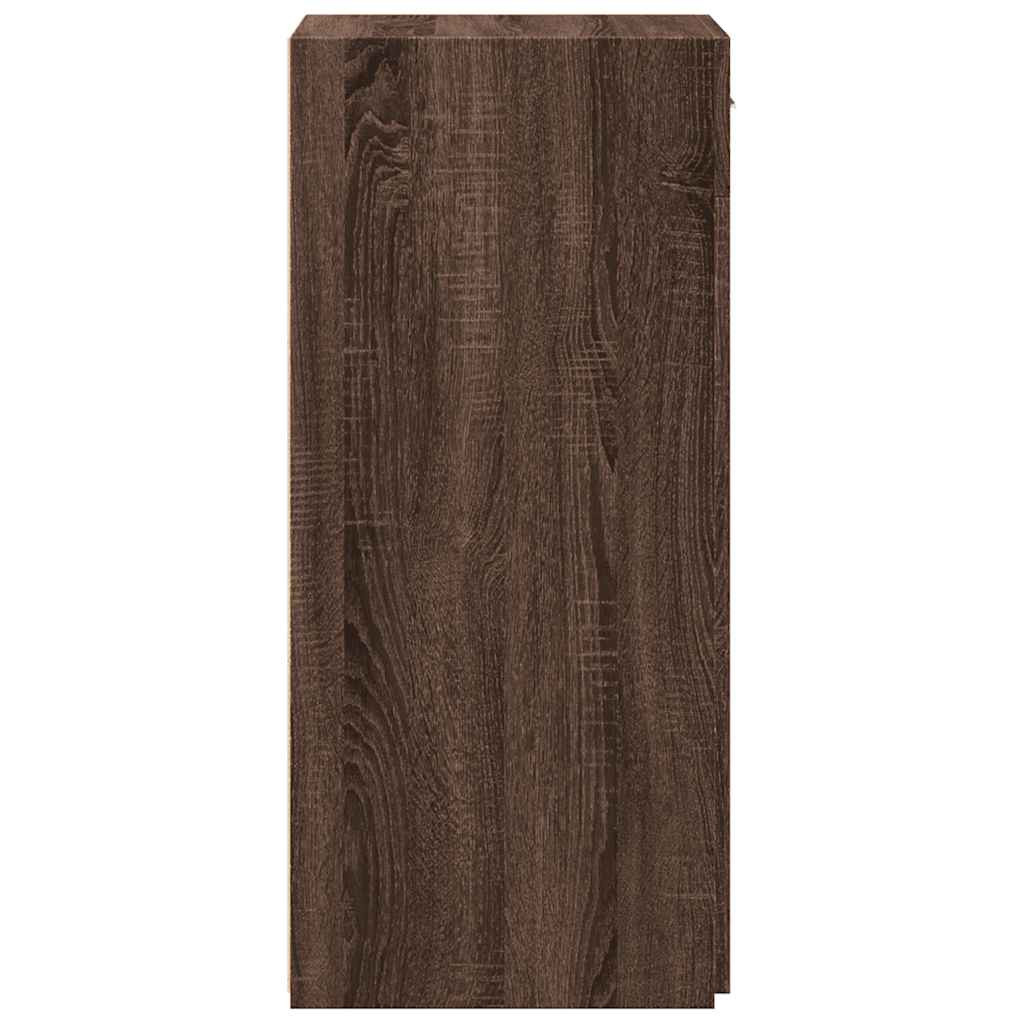 Buffet chêne marron 45x42,5x93 cm bois d'ingénierie - XIOS
