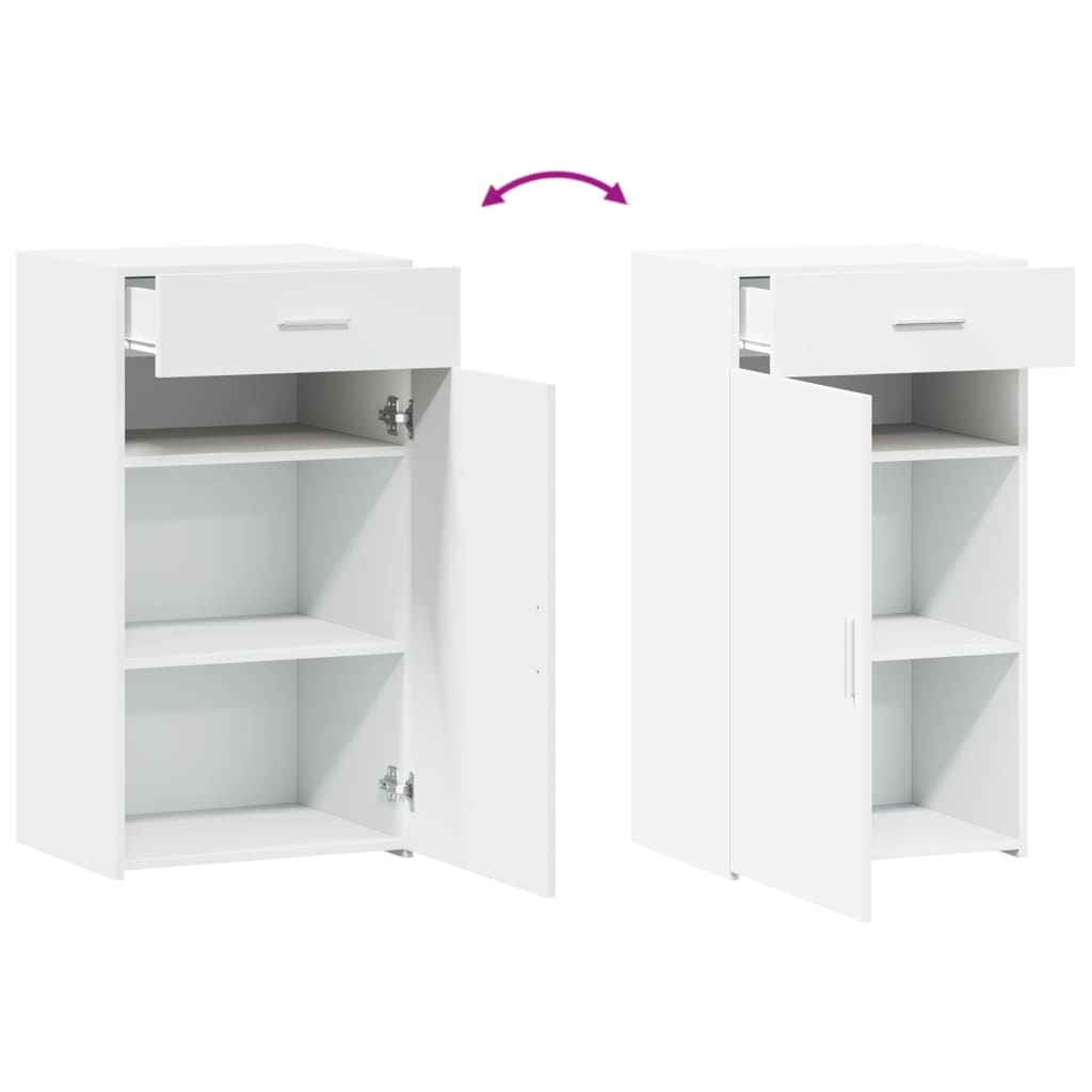 Buffet blanc 50x42,5x93 cm bois d'ingénierie - XIOS