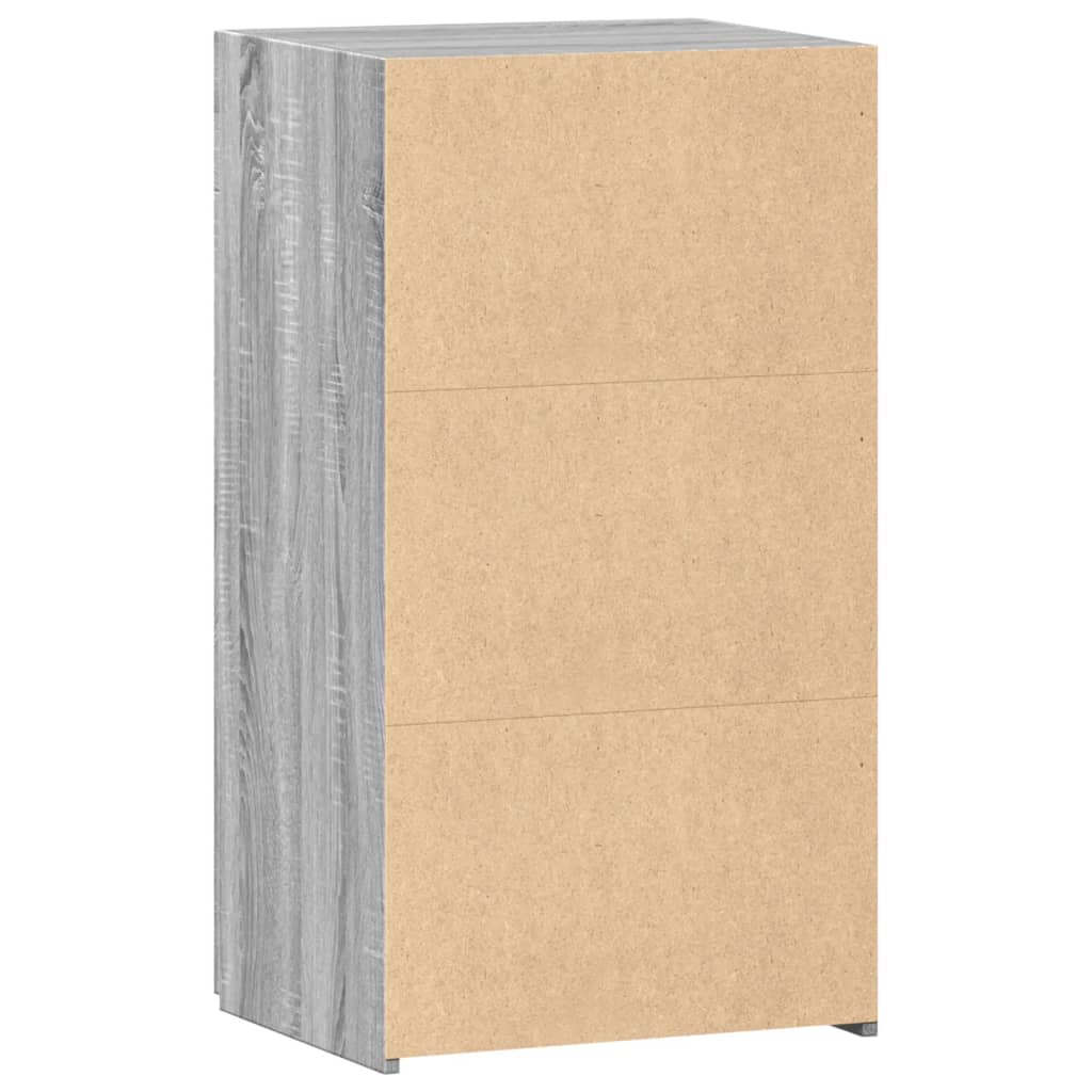 Buffet sonoma gris 50x42,5x93 cm bois d'ingénierie - XIOS