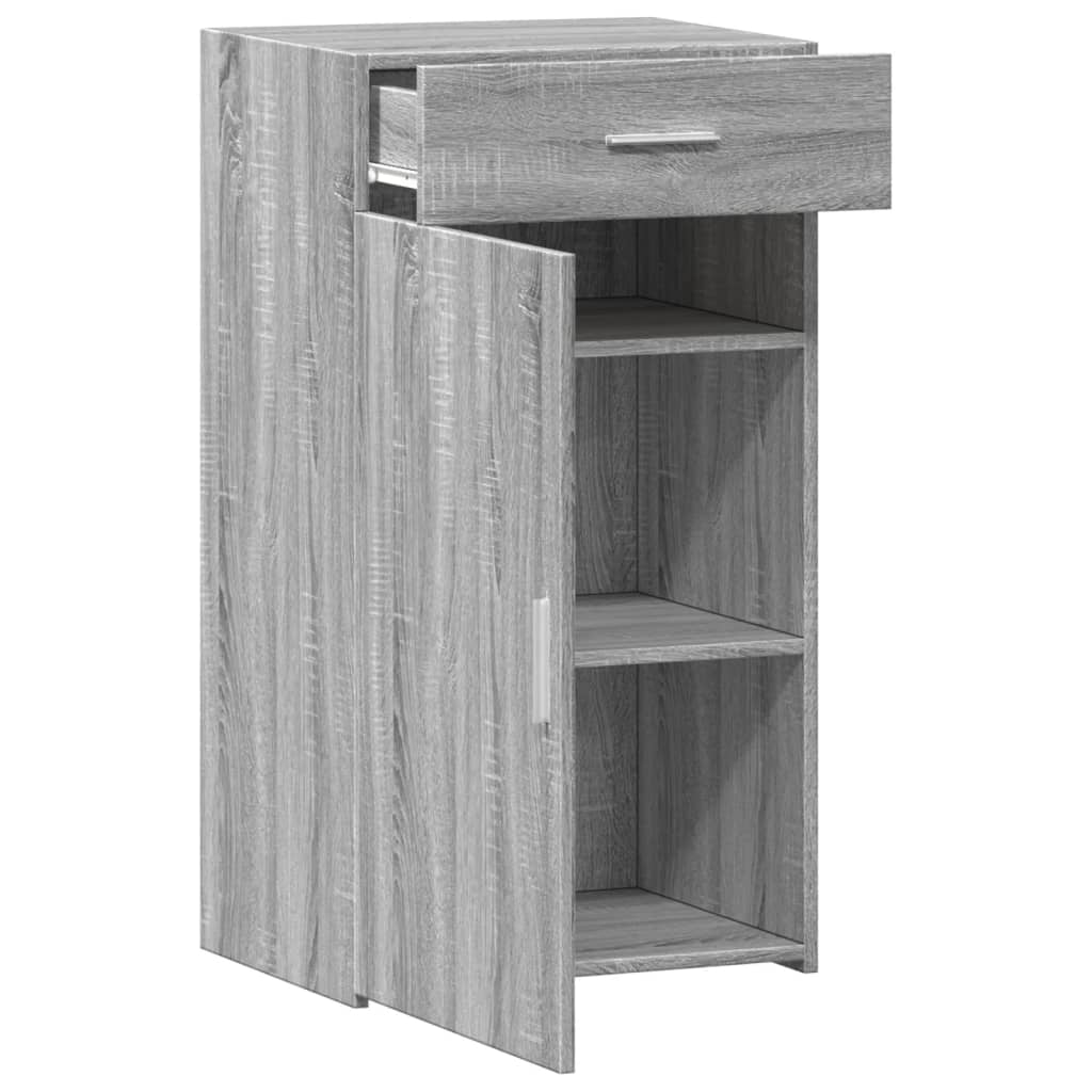 Buffet sonoma gris 50x42,5x93 cm bois d'ingénierie - XIOS