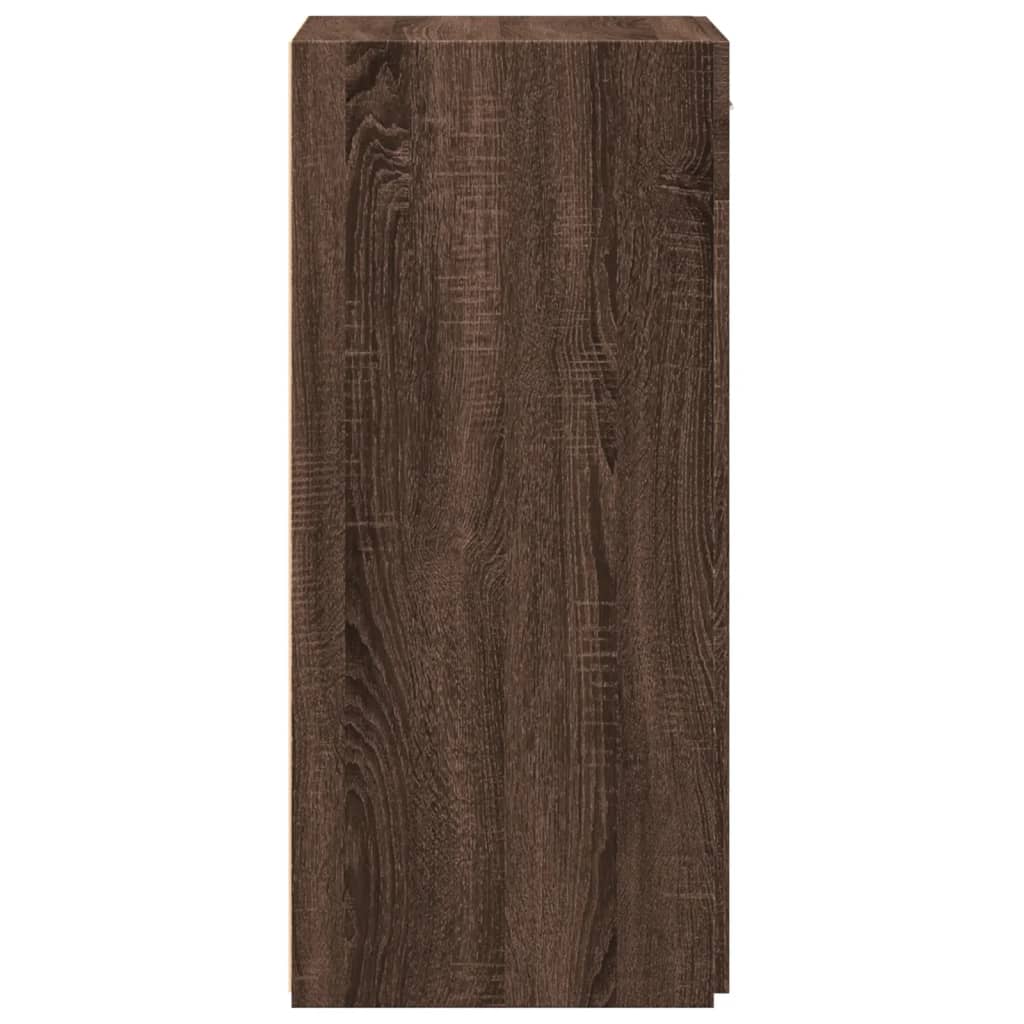 Buffet chêne marron 50x42,5x93 cm bois d'ingénierie - XIOS