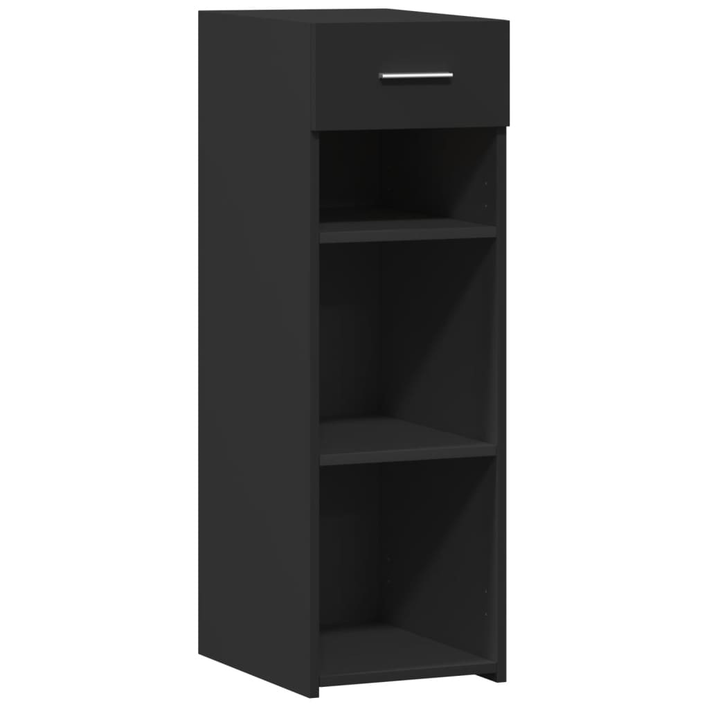 Buffet noir 30x42,5x93 cm bois d'ingénierie - XIOS