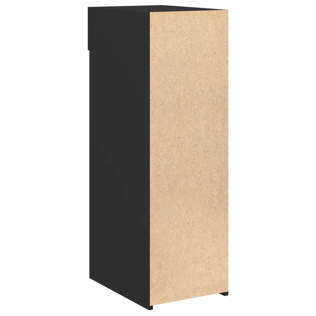Buffet noir 30x42,5x93 cm bois d'ingénierie - XIOS