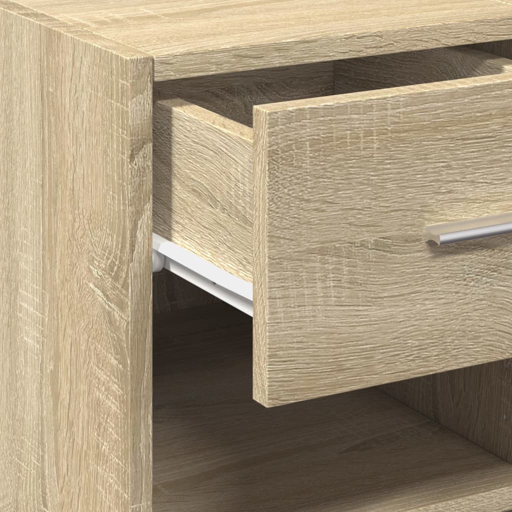 Buffet chêne sonoma 30x42,5x93 cm bois d'ingénierie - XIOS