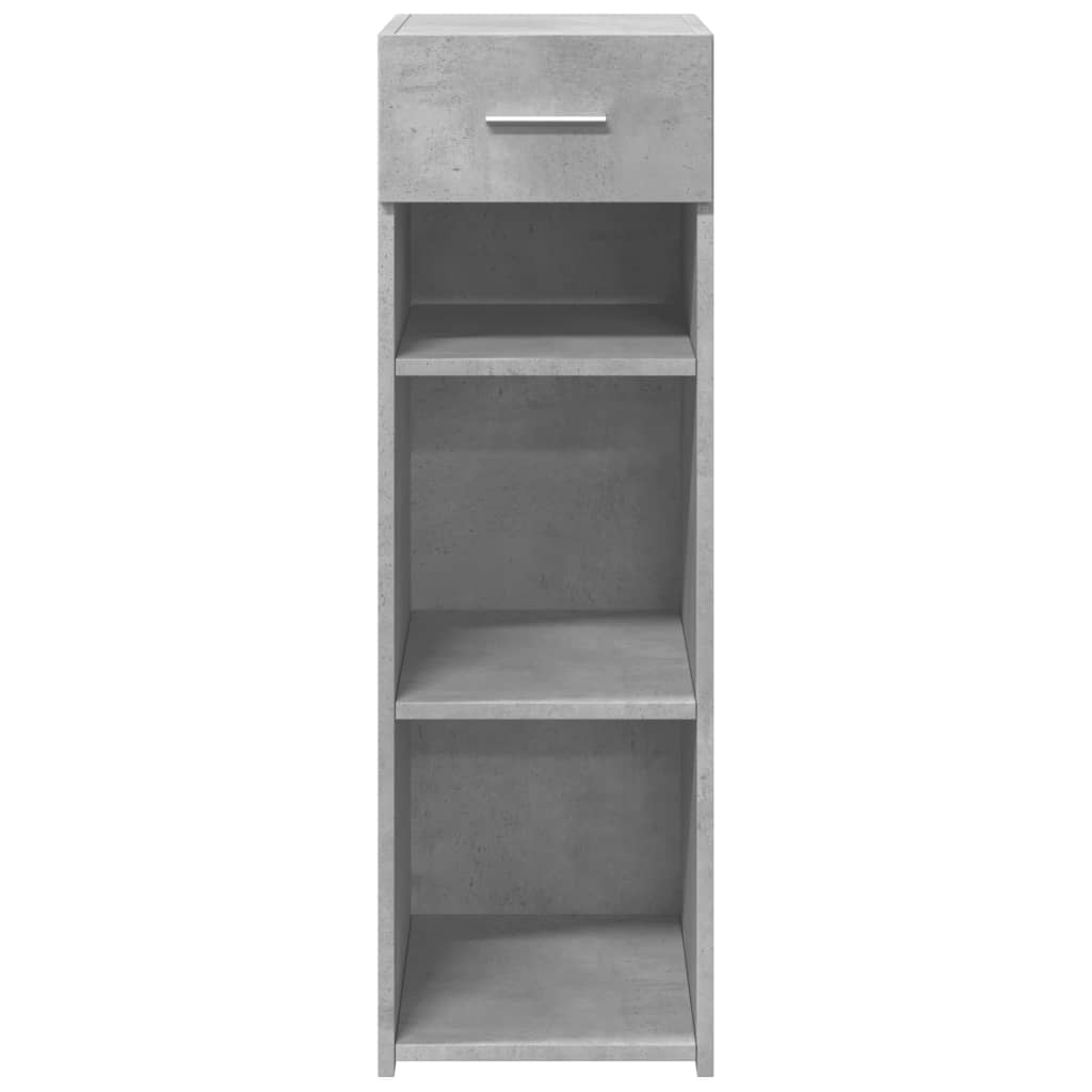 Buffet gris béton 30x42,5x93 cm bois d'ingénierie - XIOS