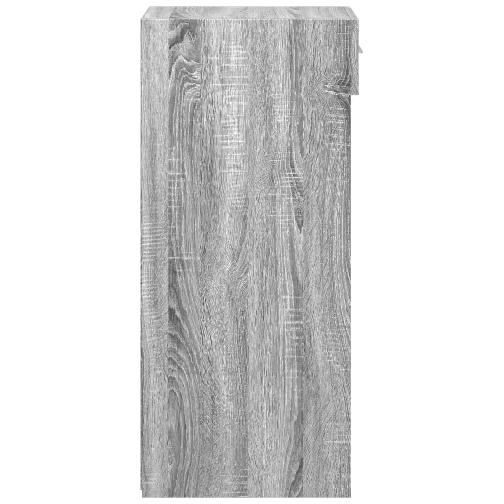 Buffet sonoma gris 30x42,5x93 cm bois d'ingénierie - XIOS