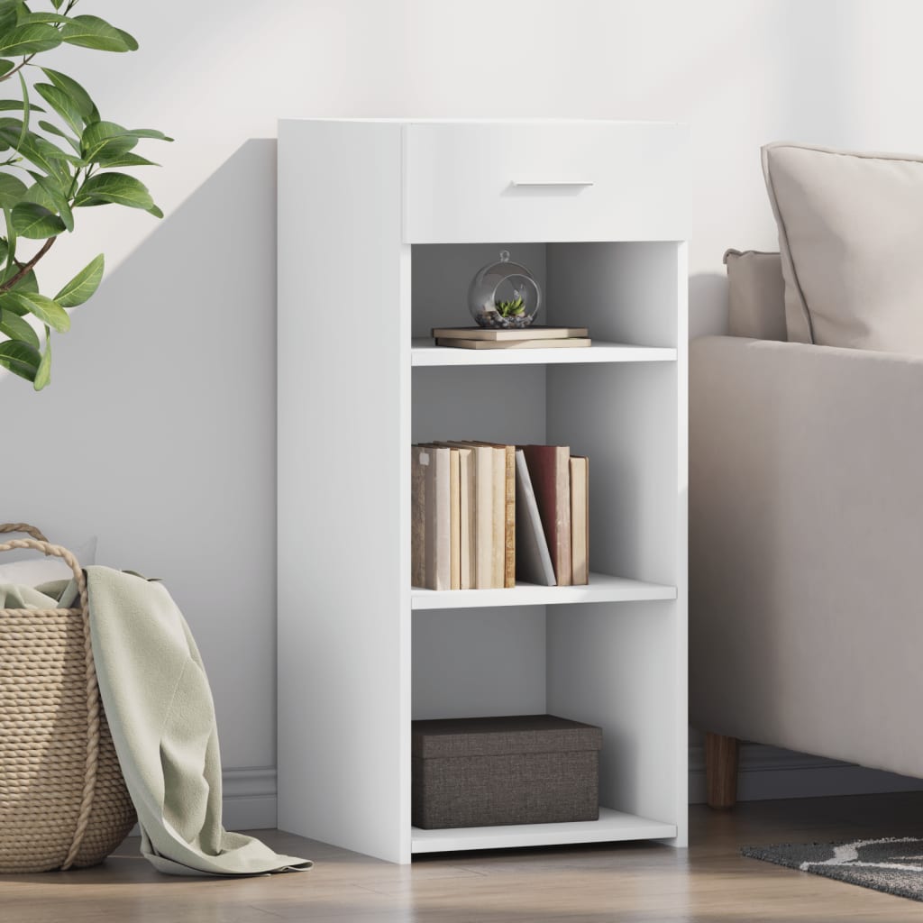 Buffet blanc 40x42,5x93 cm bois d'ingénierie - XIOS
