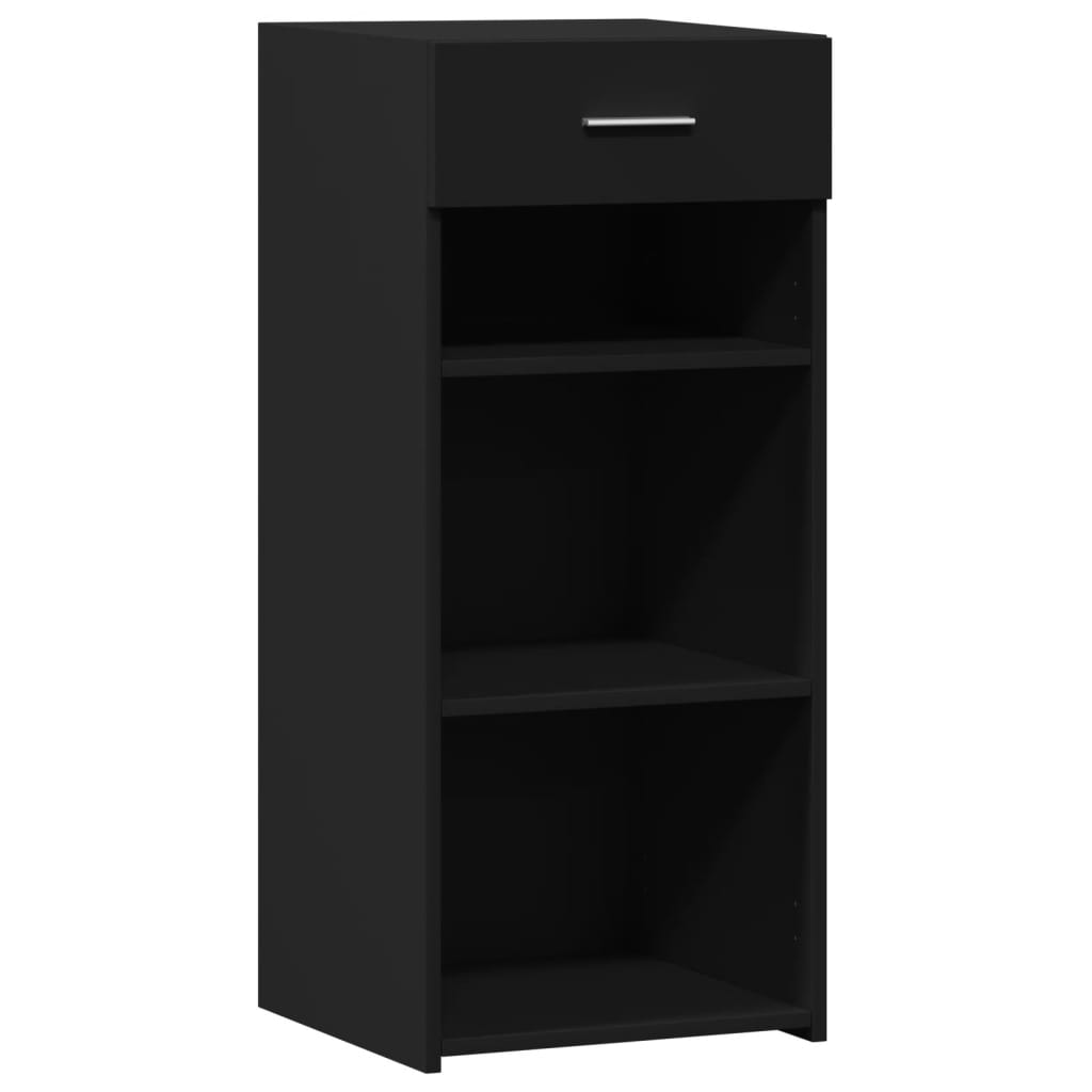 Buffet noir 40x42,5x93 cm bois d'ingénierie - XIOS