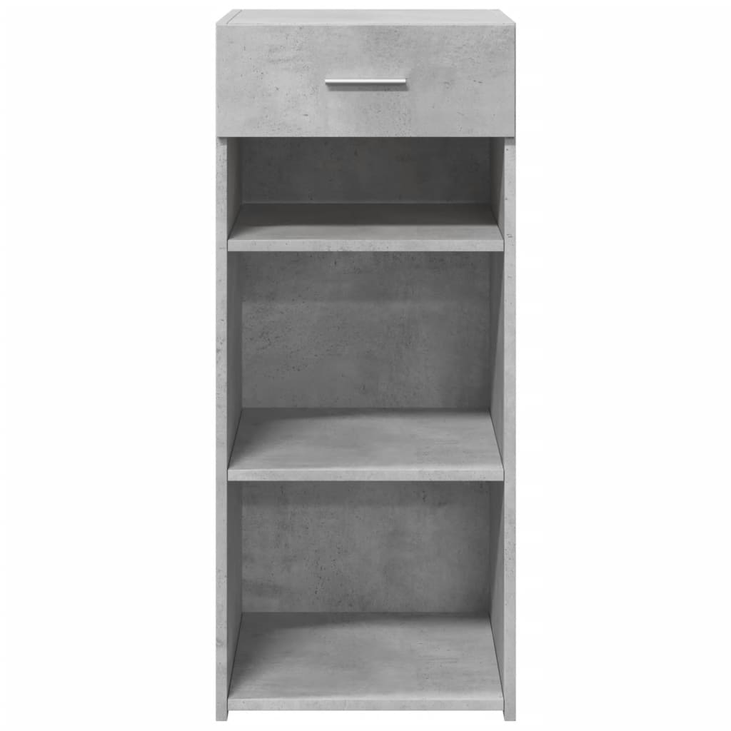 Buffet gris béton 40x42,5x93 cm bois d'ingénierie - XIOS
