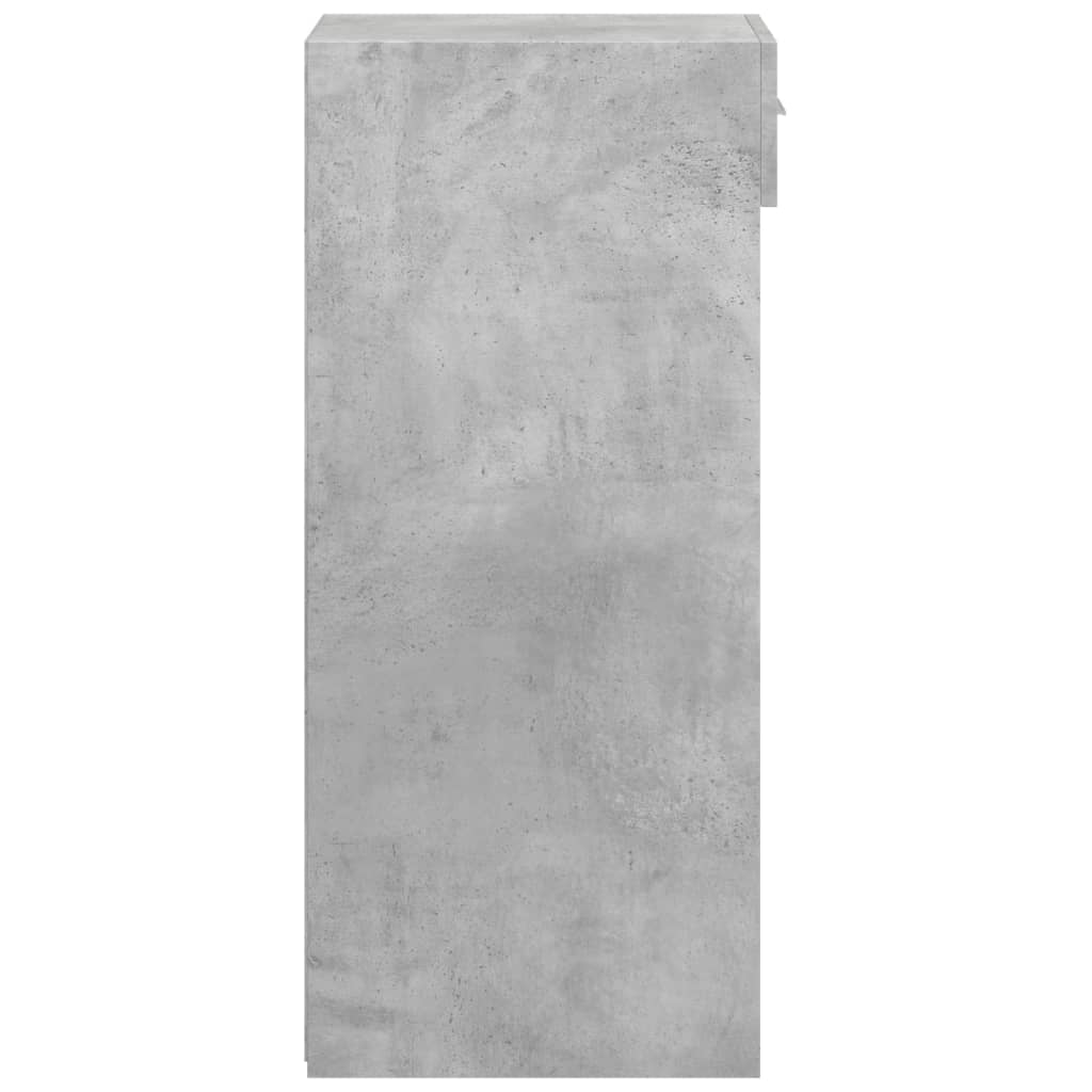Buffet gris béton 40x42,5x93 cm bois d'ingénierie - XIOS